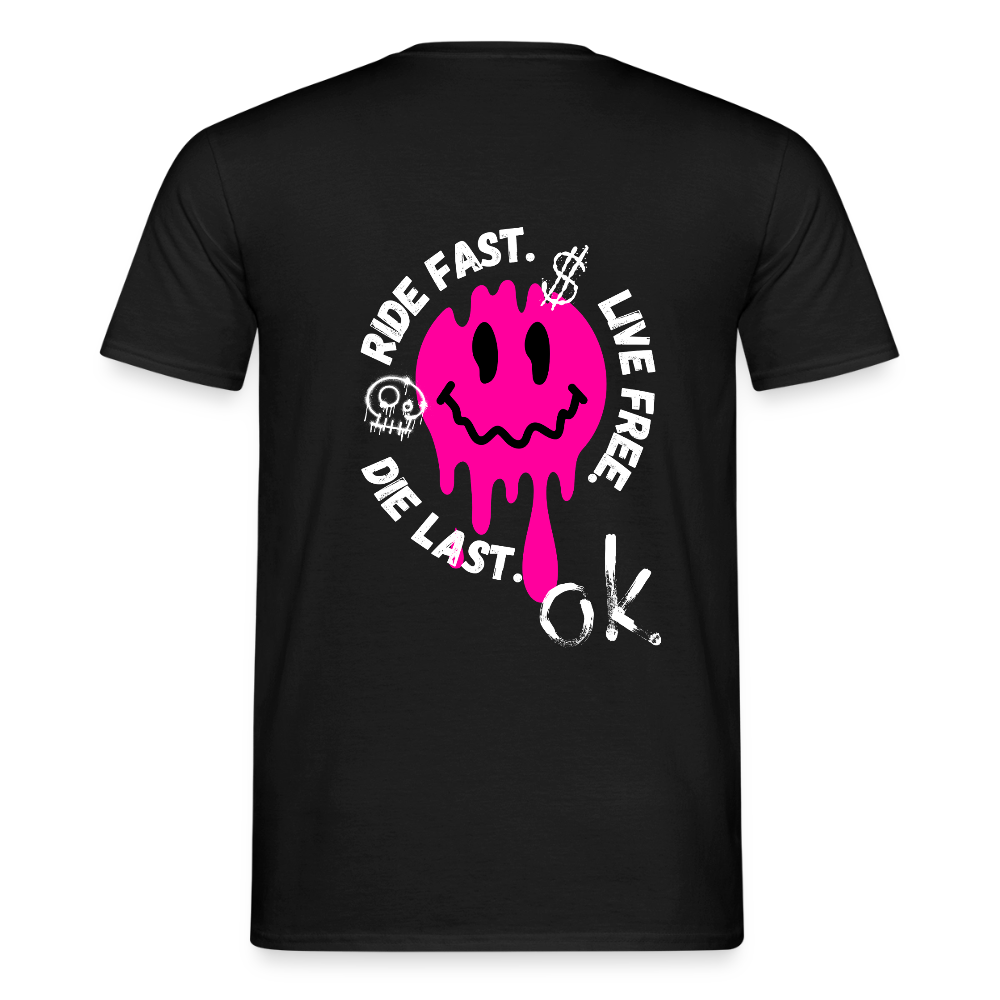 KERNSCHROTT Oversize T-Shirt „DIE LAST“ – Schwarz - black