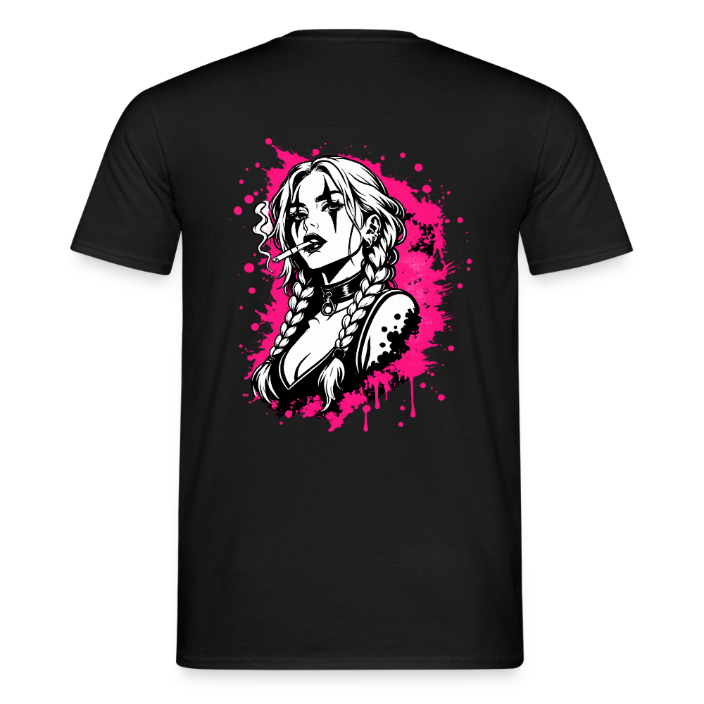 Premium Motorrad T-Shirt für Männer – Streetwear trifft Biker Style - black