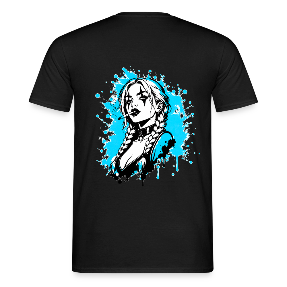 Premium Motorrad T-Shirt für Männer – Streetwear trifft Biker Style - black