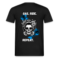 KERNSCHROTT Oversize T-Shirt „GAS. RIDE. REPEAT.“ – Schwarz - black