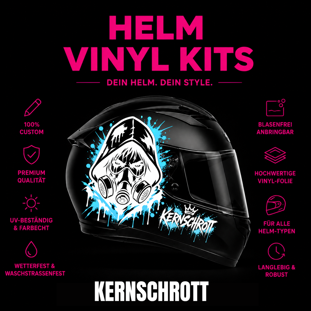 KERNSCHROTT Premium Full Wrap Kit 🚀 GAS KERNSCHROTT BLAU