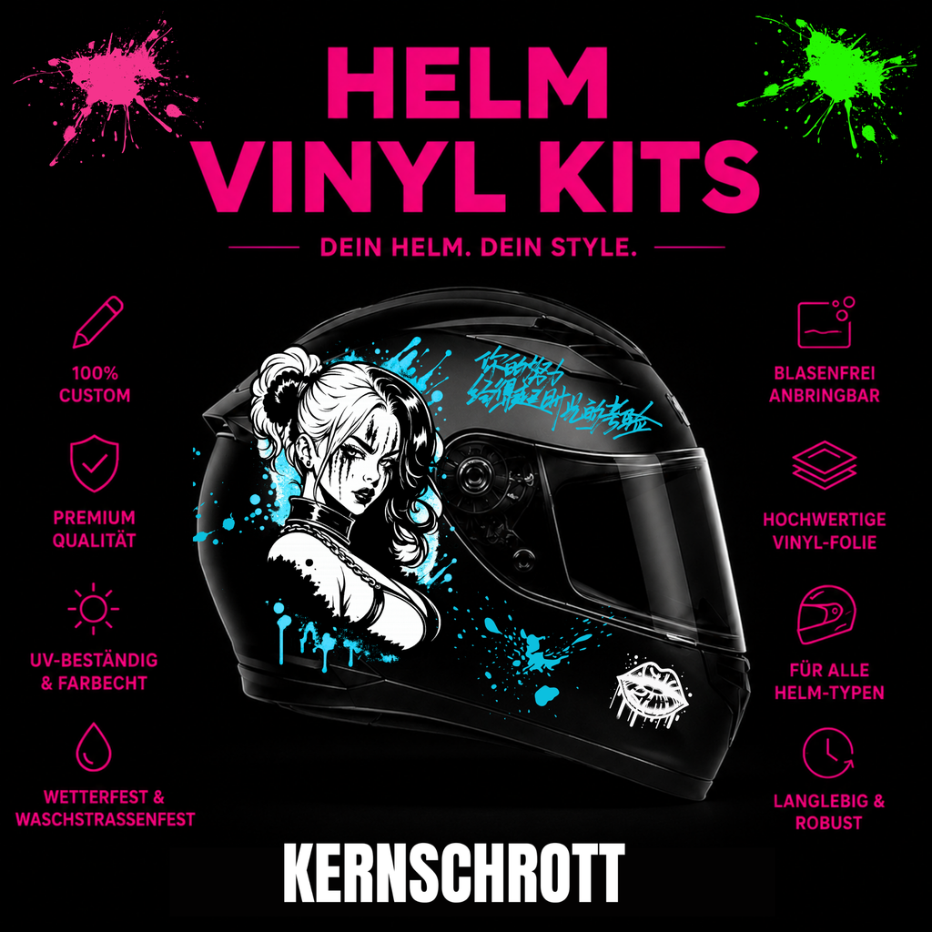 KERNSCHROTT Premium Full Wrap Kit 🚀 SPLIT HAIR GIRL - 3 Farben wählbar