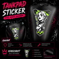 KERNSCHROTT Tankpad Sticker 🏍️ GRÜN