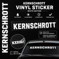 KERNSCHROTТ Schriftzug Vinyl Sticker – White Edition 🚀