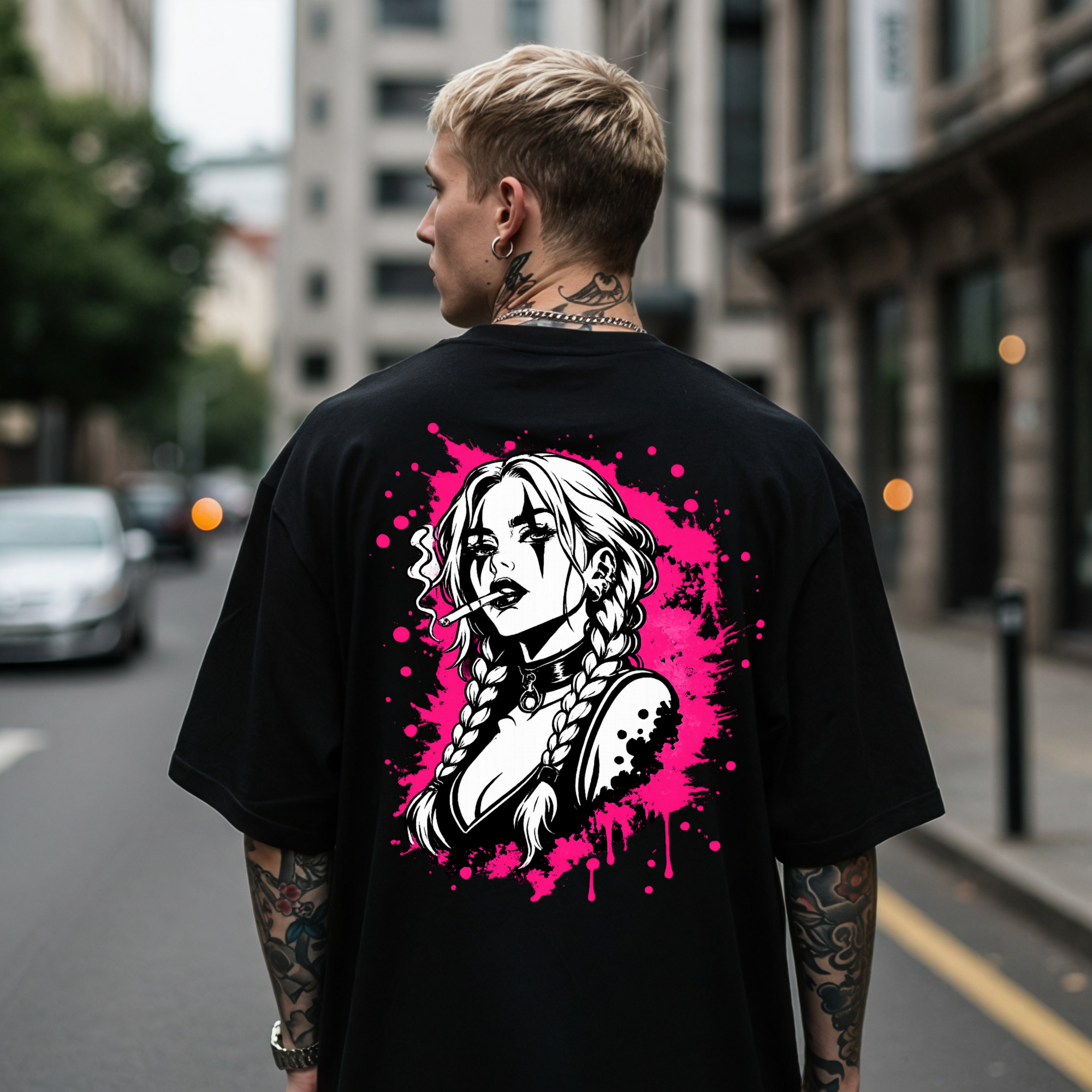 Premium Motorrad T-Shirt für Männer – Streetwear trifft Biker Style