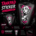 KERNSCHROTT Tankpad Sticker 🏍️ PINK